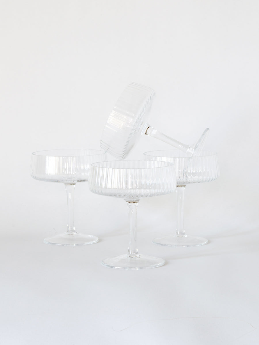 Fluted Martini Glass – House of Blum