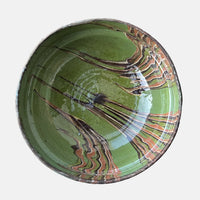 Green Marbleized Cottage Bowl