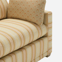 Sylvie Bench Sofa, Backgammon Honey