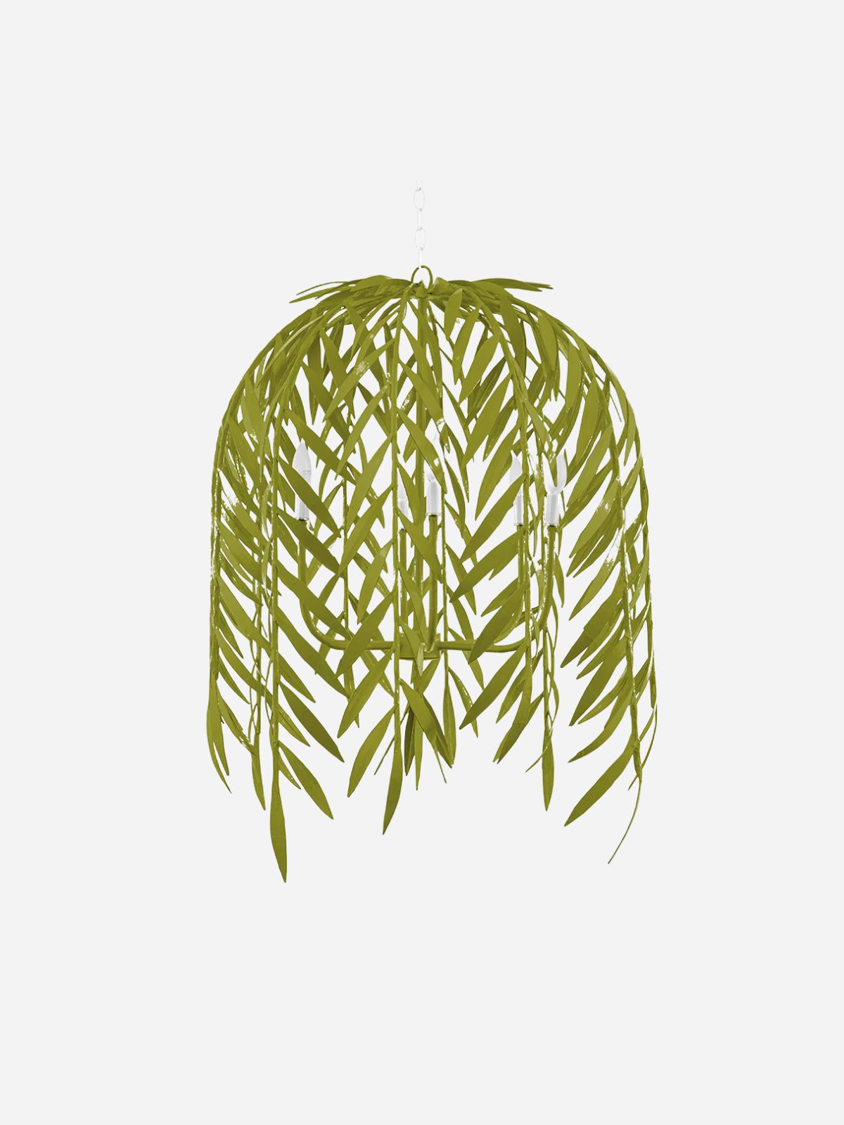 Forest Moss Willow Chandelier