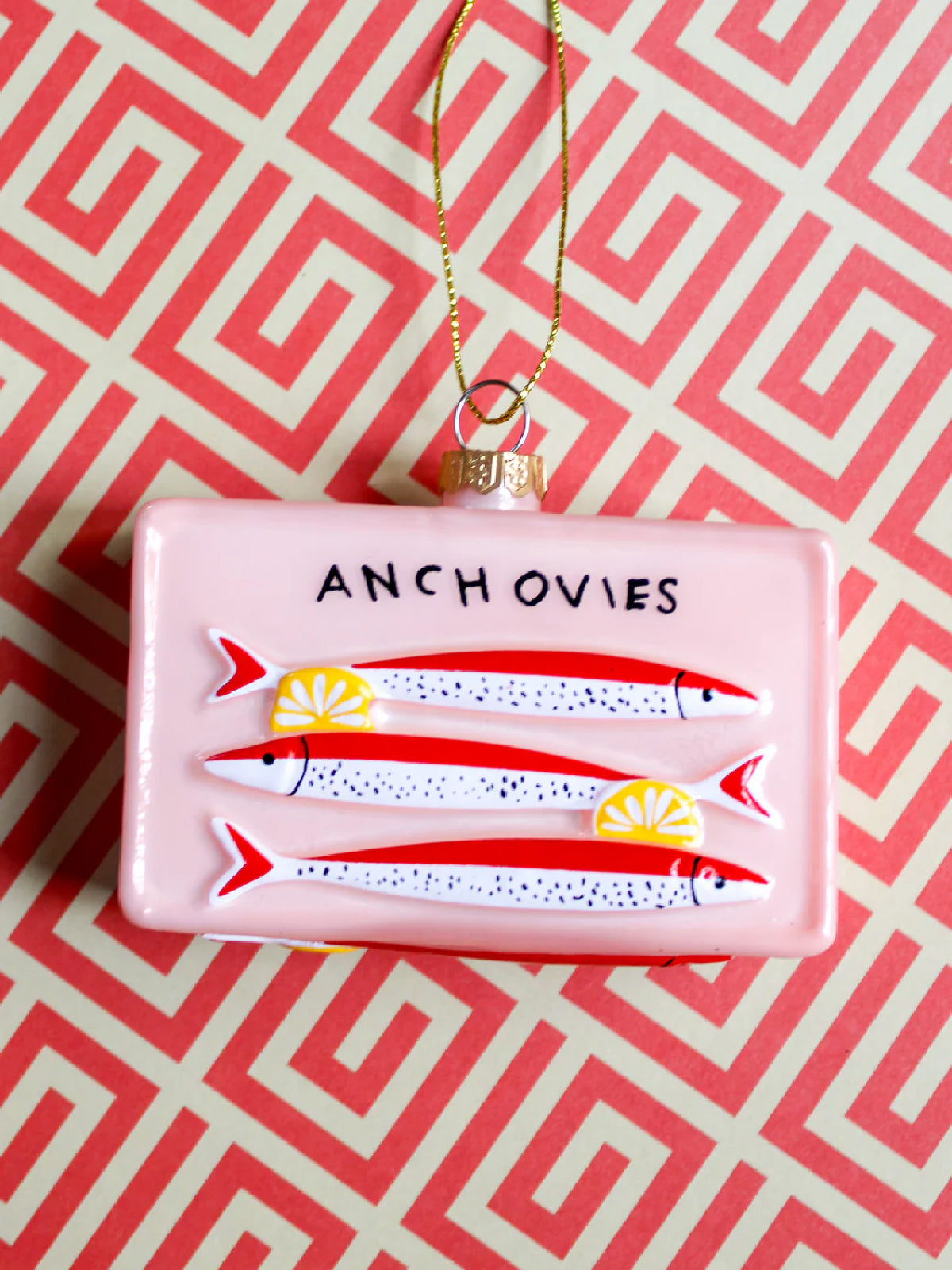 Anchovies Can Ornament