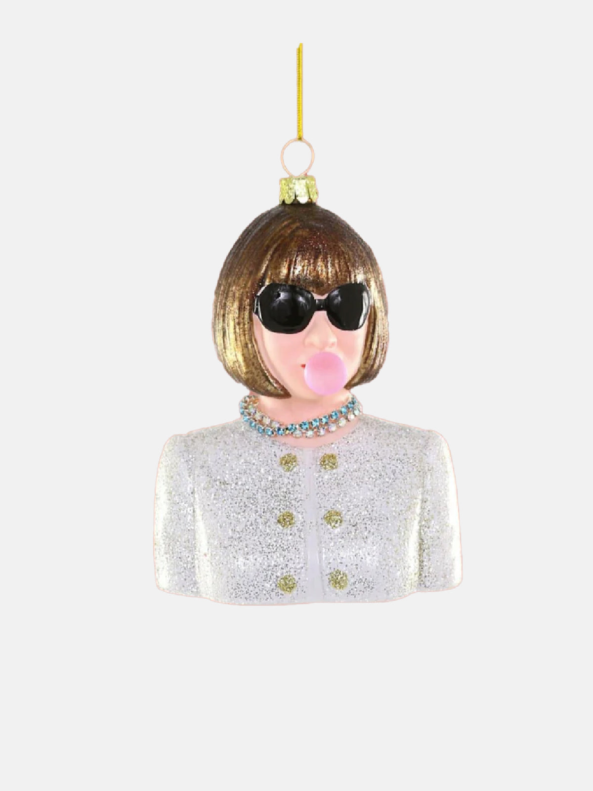 Anna Wintour W/Bubble Ornament