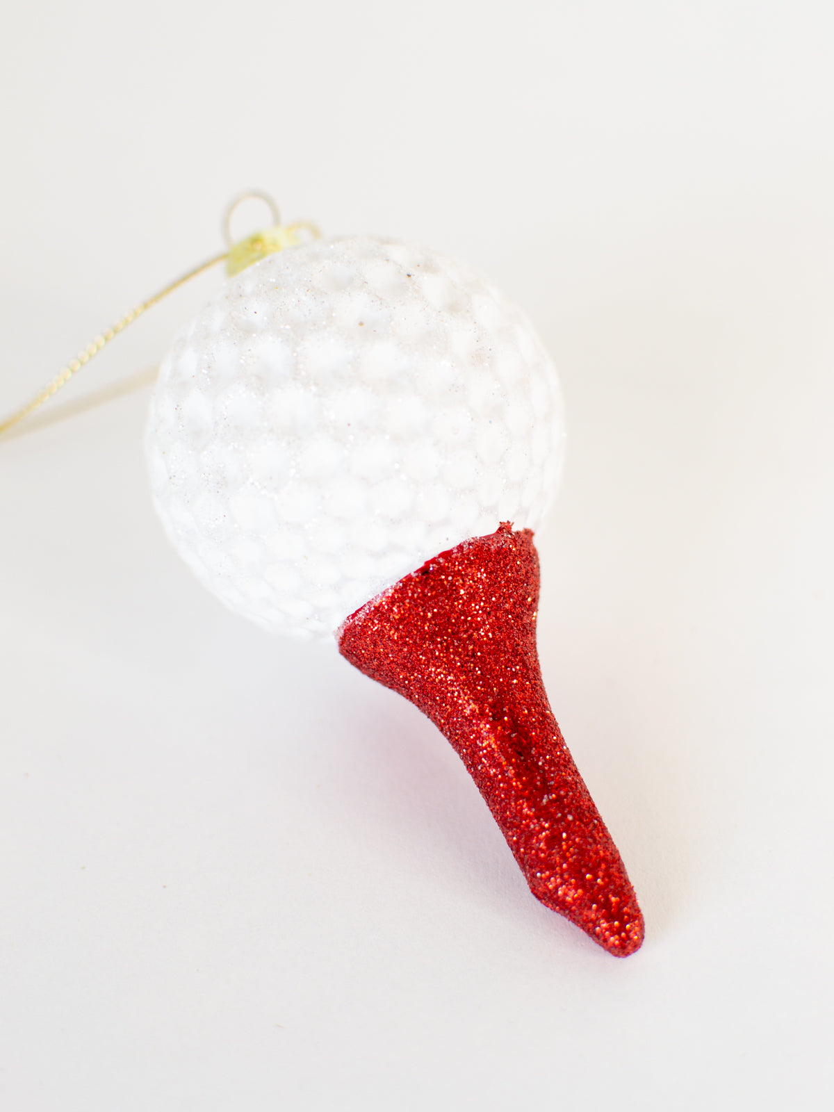 Golf Ball on a Tee Ornament