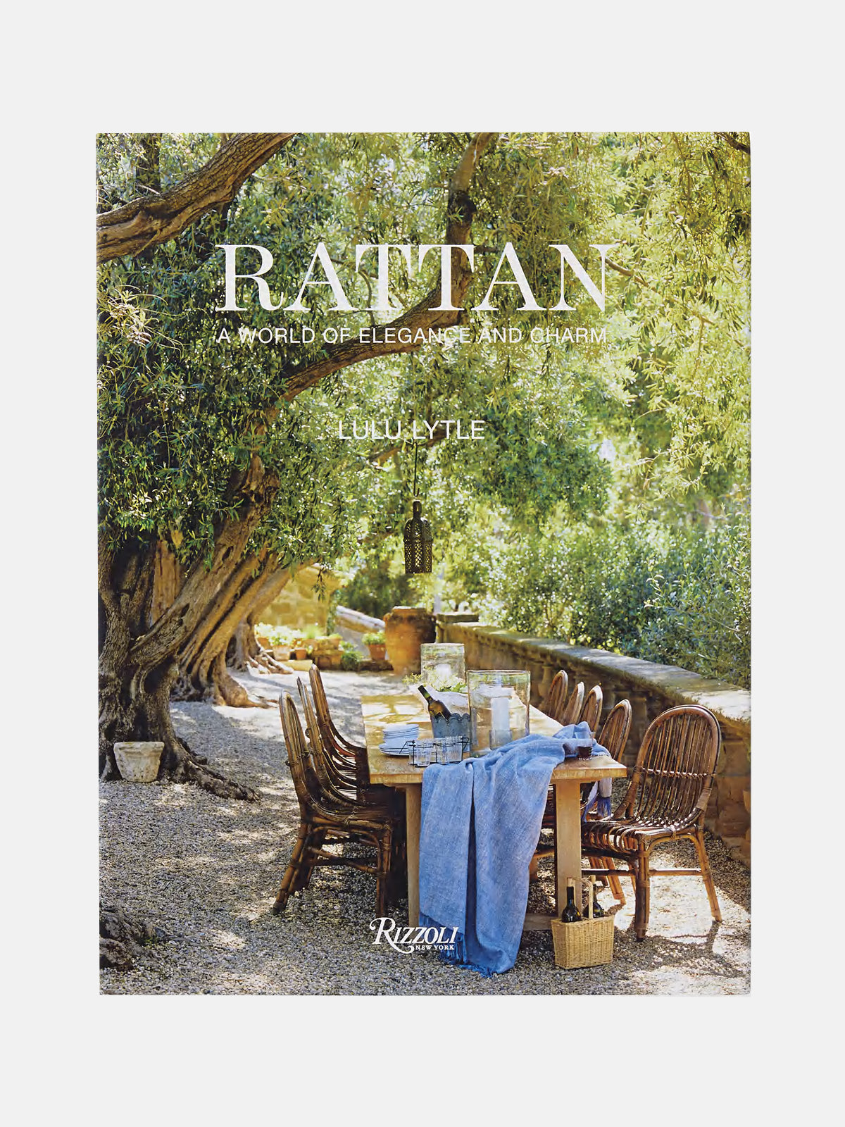 Rattan Coffee Table Book