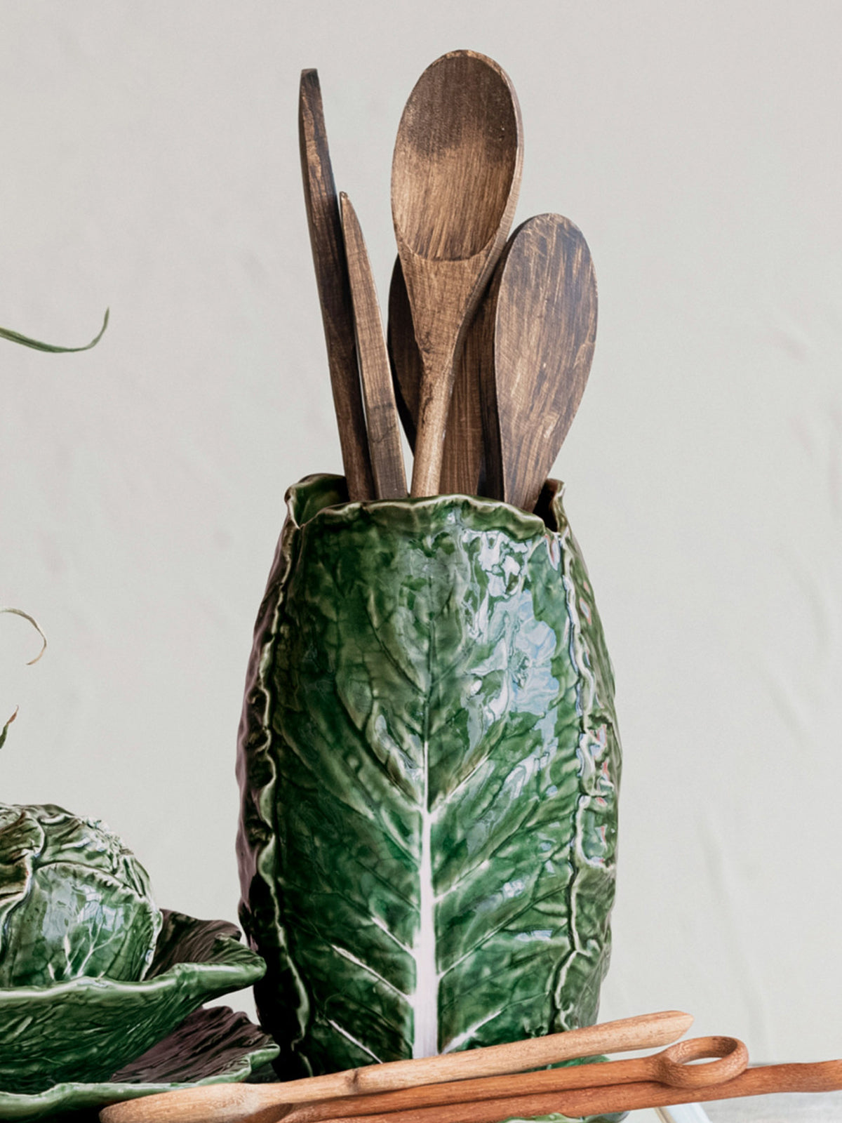 Stoneware Cabbage Vase