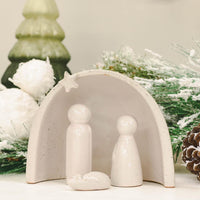 Stoneware Nativity Set