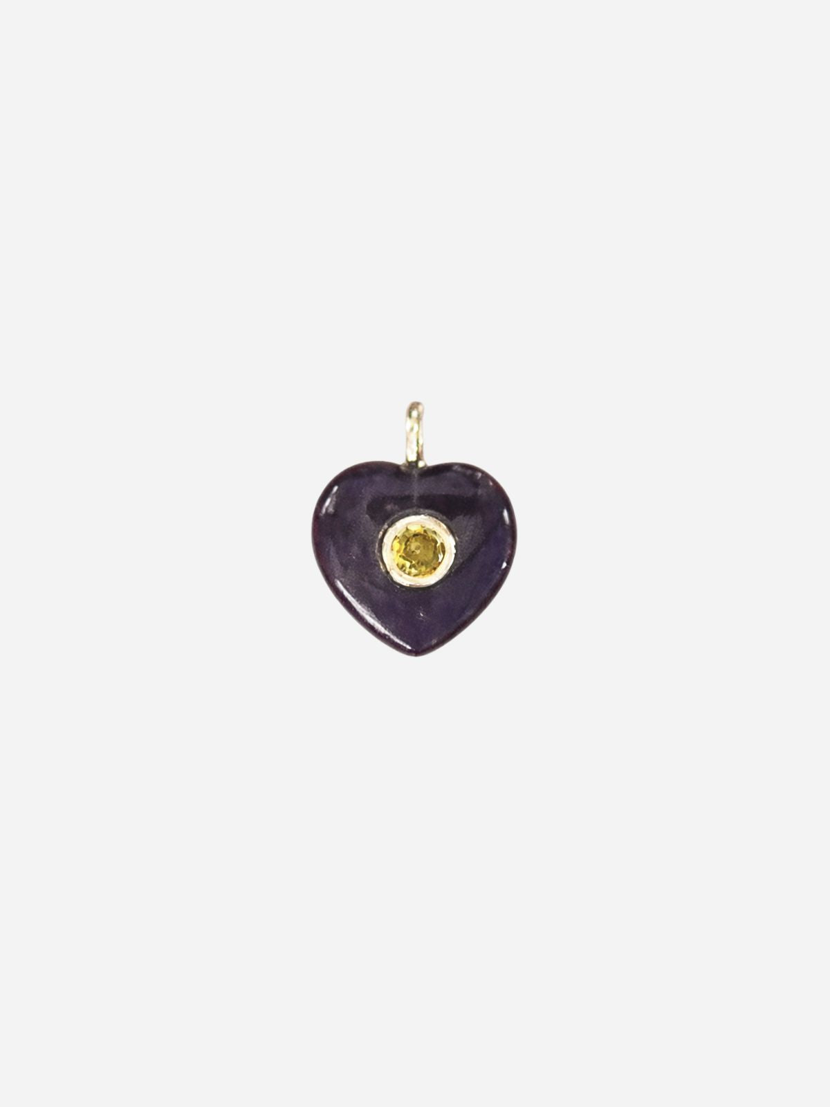 Amethyst Heart Pendant