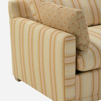 Sylvie Bench Sofa, Backgammon Honey