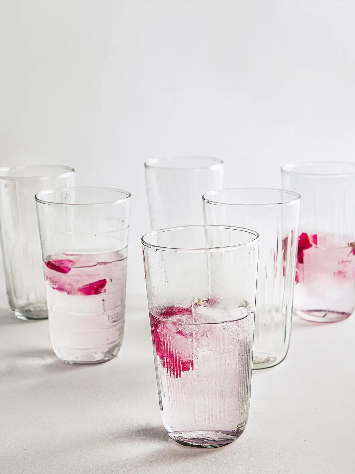 Tall Glasses, Set of 6