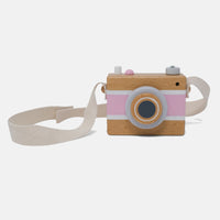 Pink Vintage Camera Music Box Toy