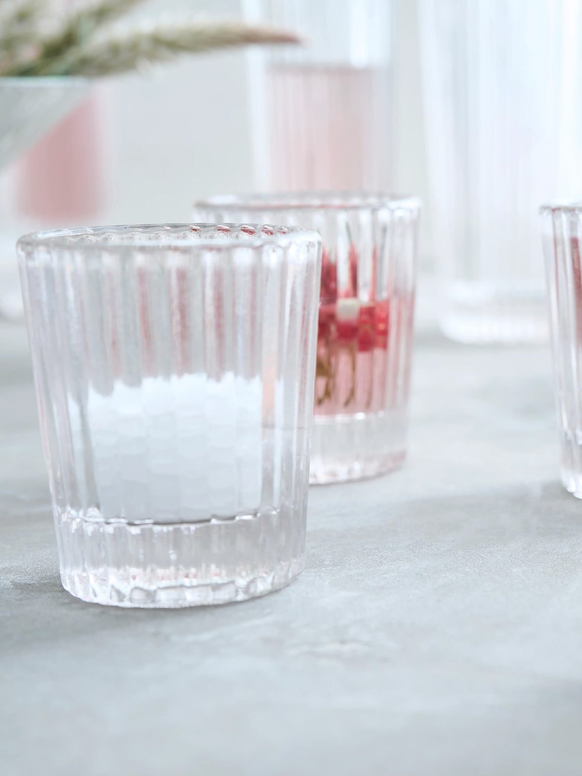 Pressed Glass Clear Shot Glass