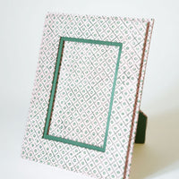 Dot and Grid Table Top Picture Frame