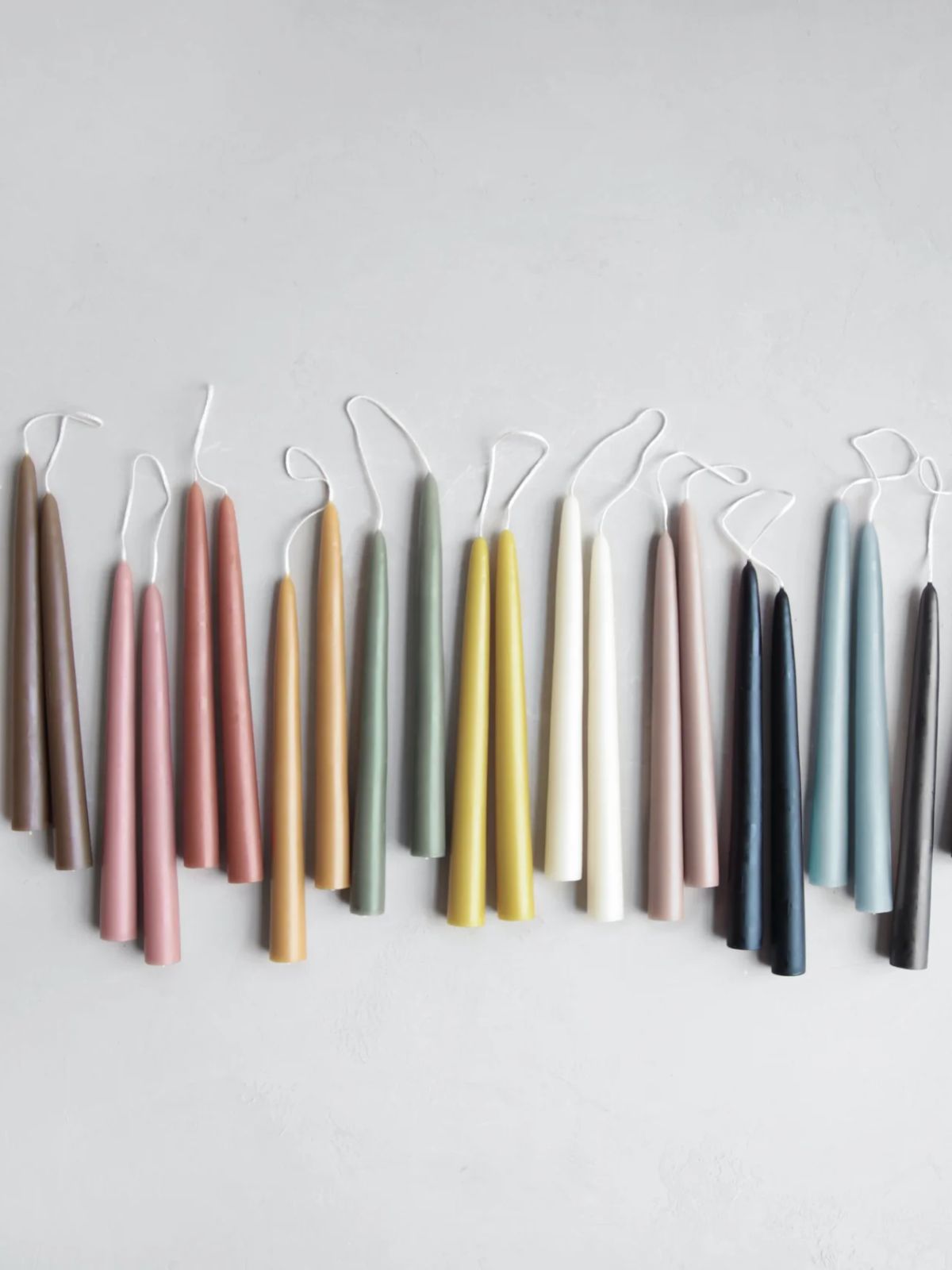 9" Dipped Taper Candles