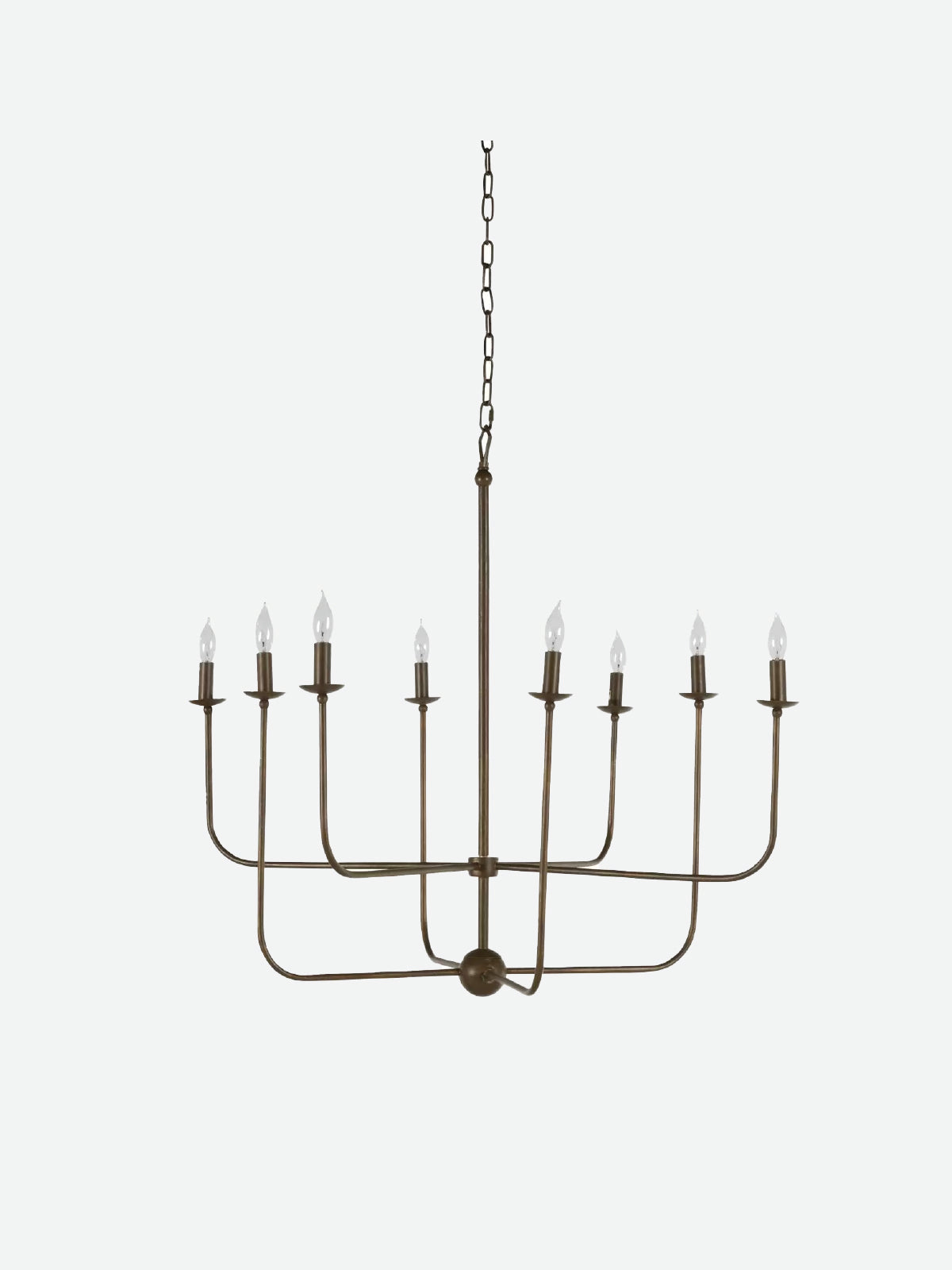 Lilly Brushed Copper Chandelier