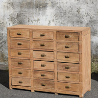 16 Drawer Wooden Chest