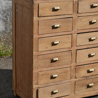 16 Drawer Wooden Chest
