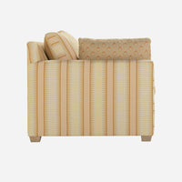 Sylvie Bench Sofa, Backgammon Honey