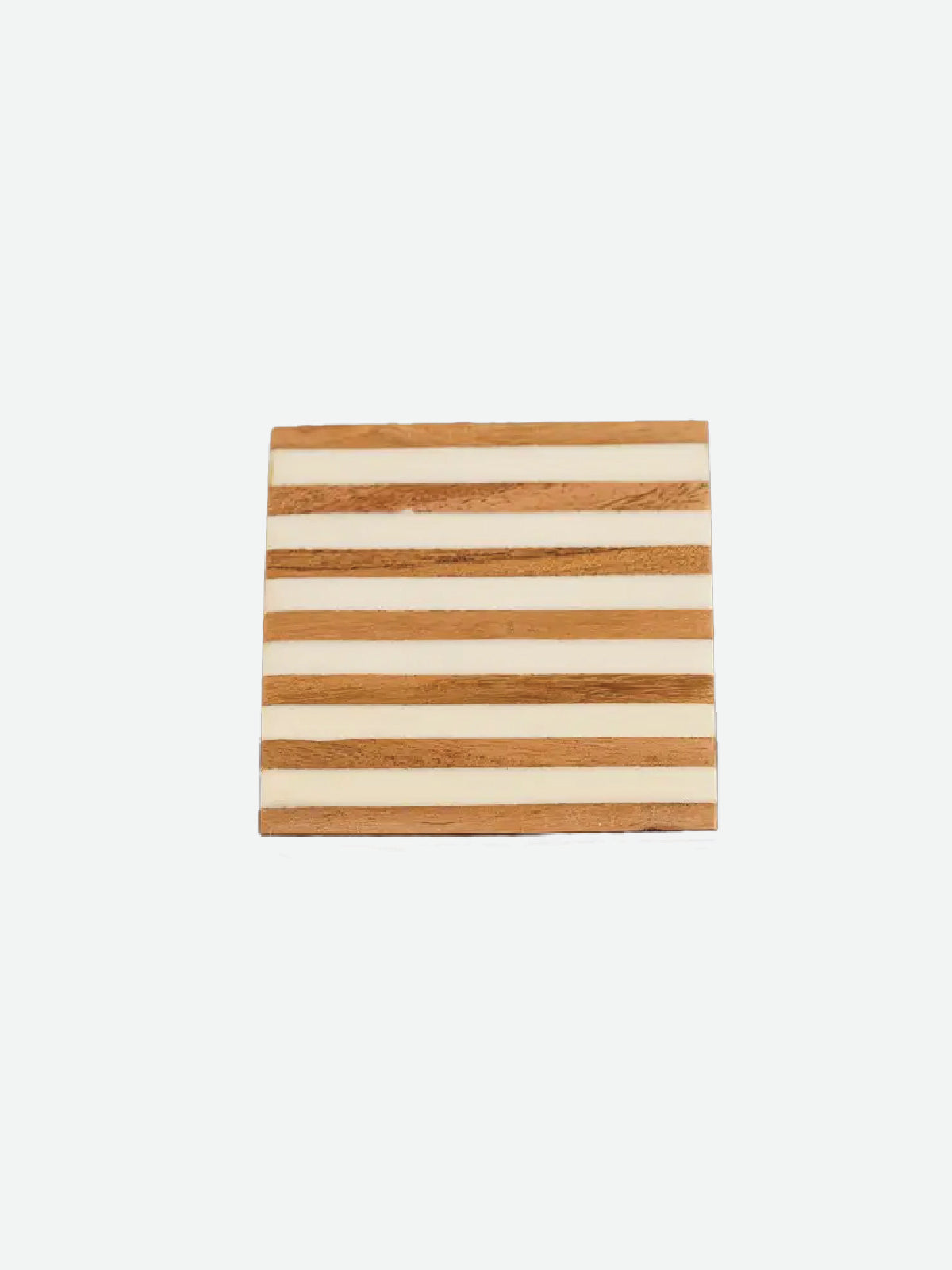 White Striped Coaster