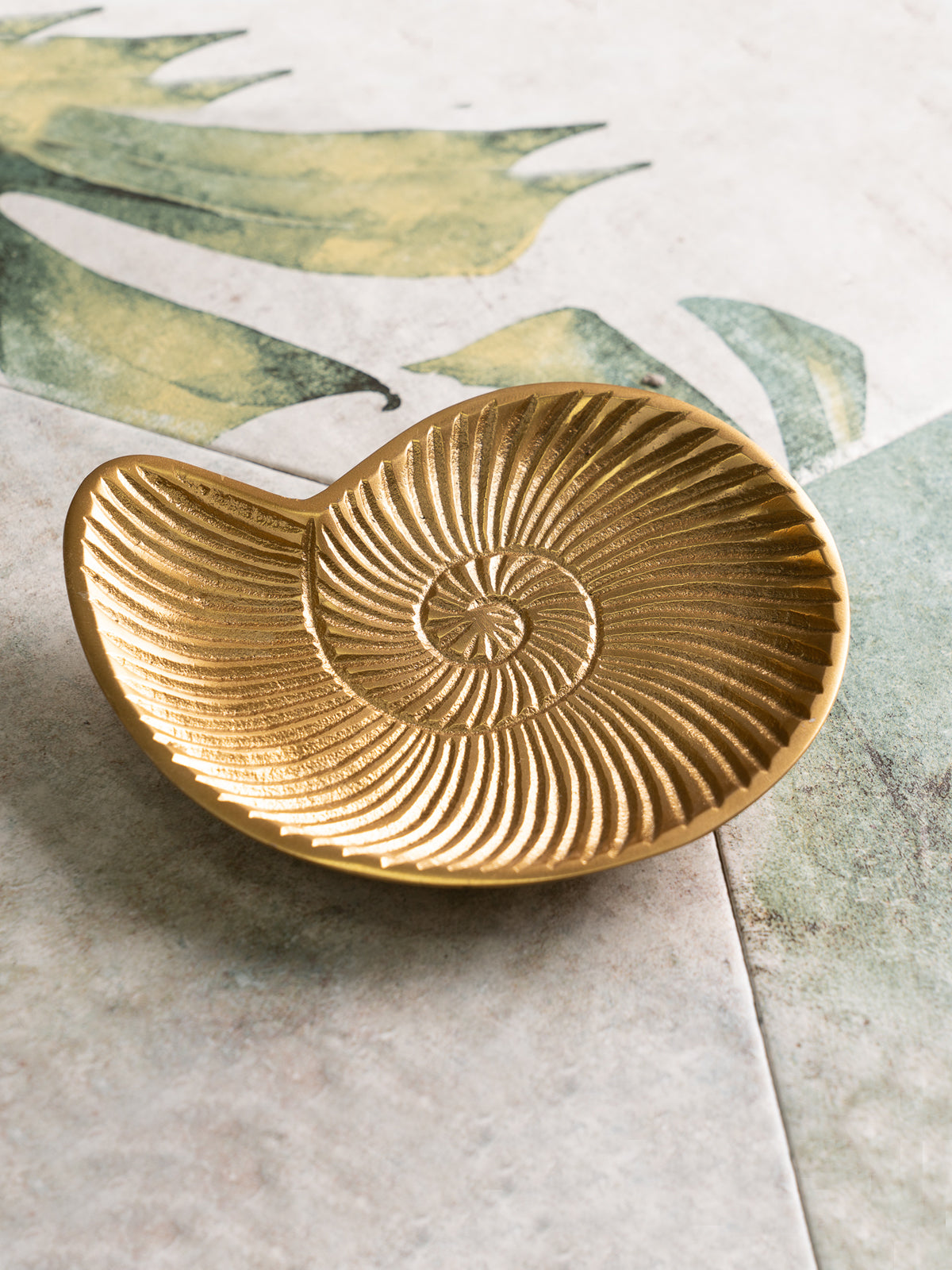 Gold Snail Shell Tray