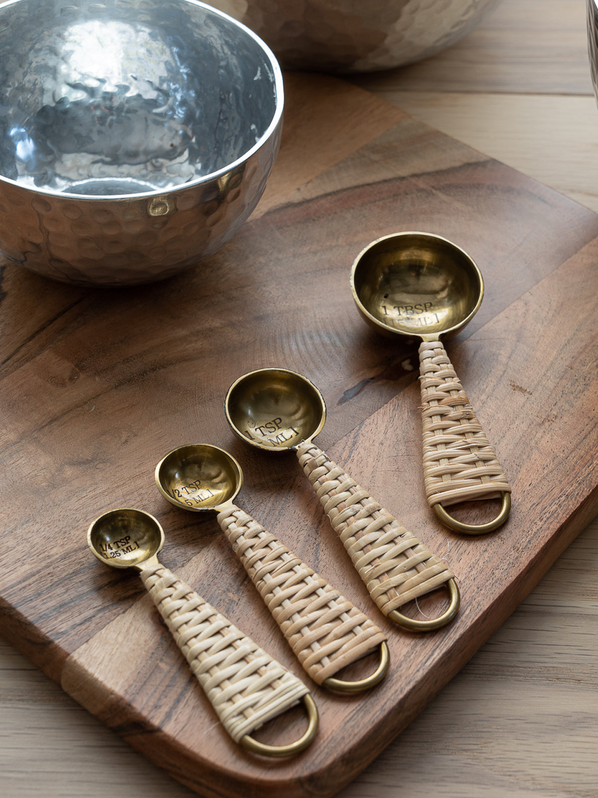 Gold with Jute Measuring Spoons