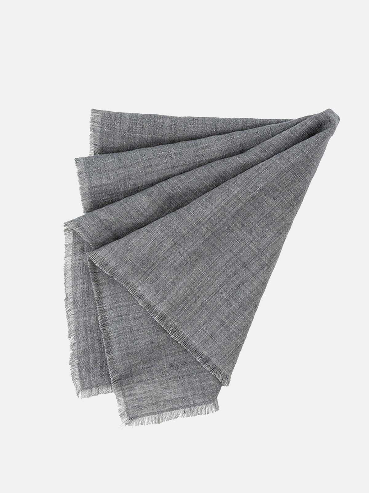 Steel Grey Linen Napkin, Set of 4