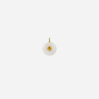 Opal Small Circle Pendant