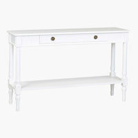 Kingsley White Console Table