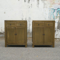 Olive Green Nightstand