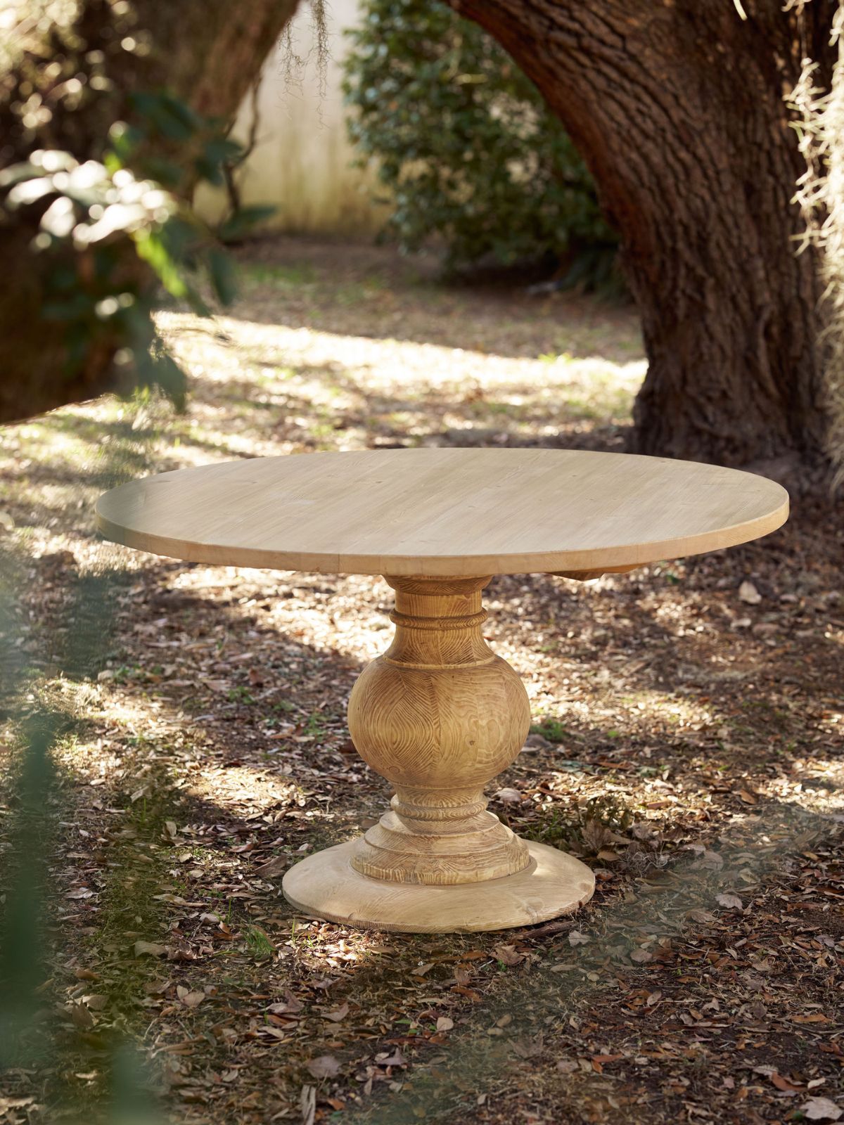 Estelle Round Dining Table, Carolina Sand Stain