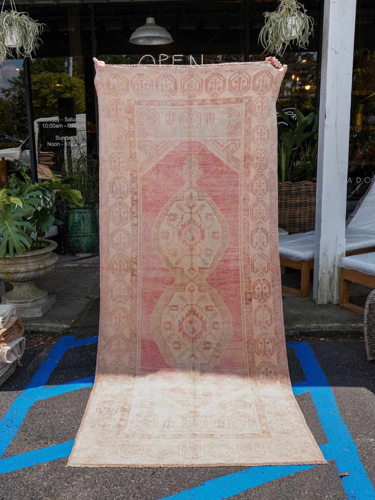Vintage Oushak Rug