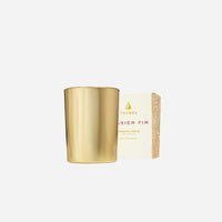 Frasier Fir Gilded Gold Votive Candle