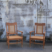 Antique Chair with Rattan Seat