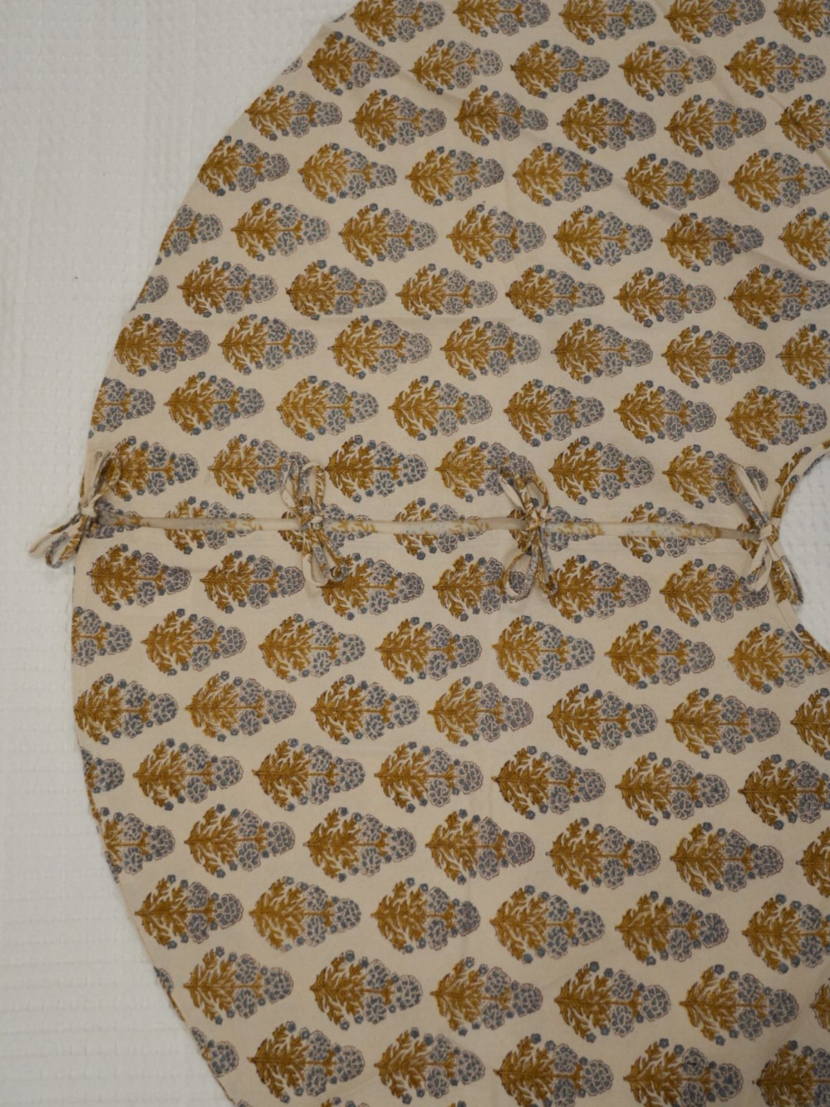Celadon x Filling Spaces Marigold Mustard Tree Skirt