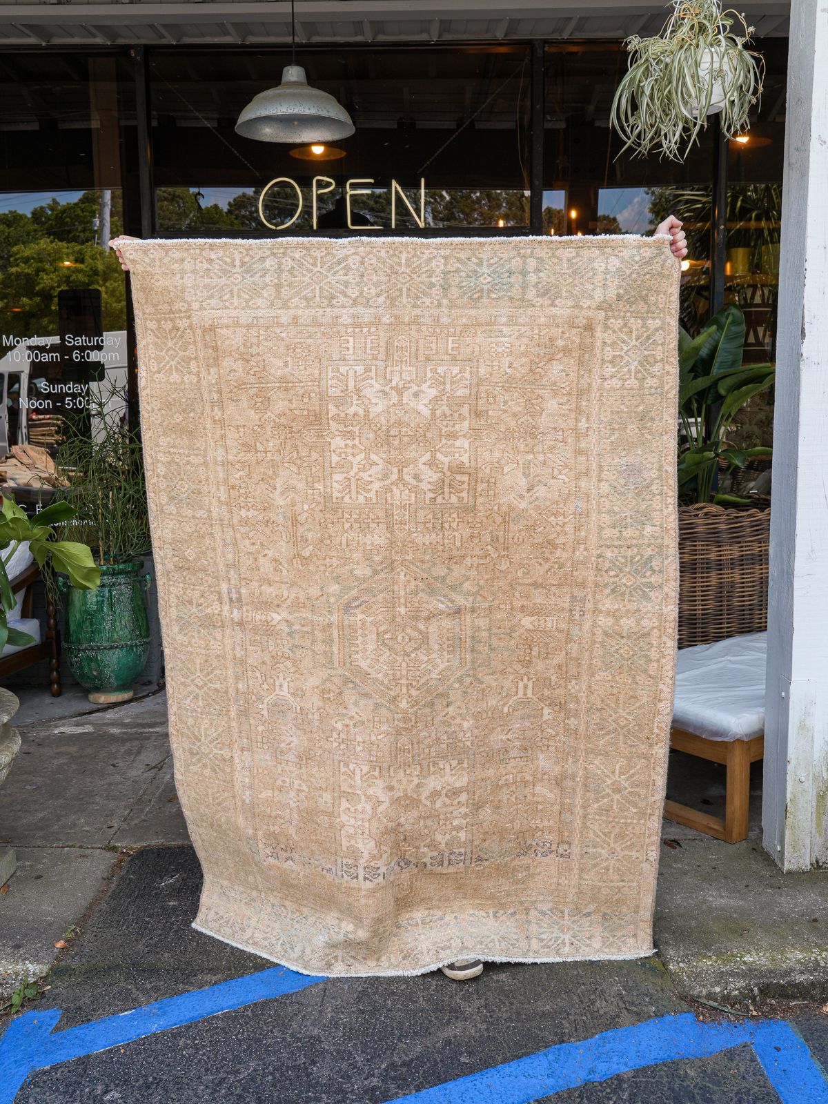 Vintage Oushak Rug