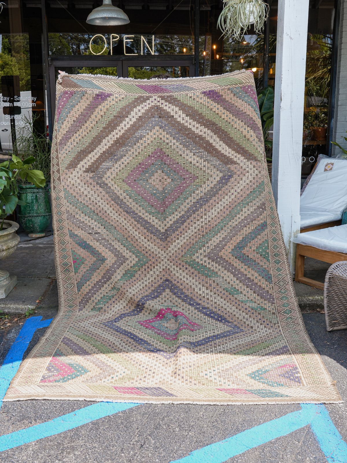 Vintage Cicira Kilim Rug