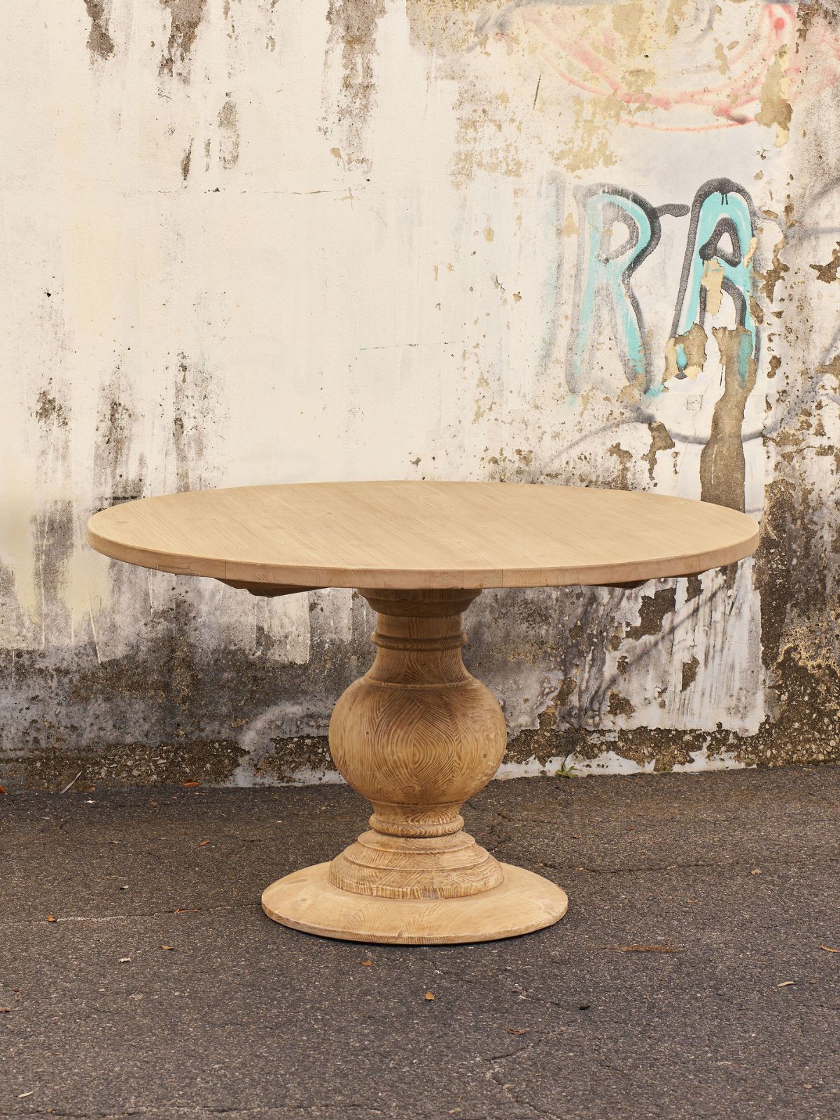 Estelle Round Dining Table, Carolina Sand Stain