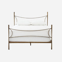 Westwood Queen Bed, Antique Brass