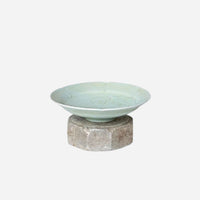 Celadon Porcelain Small Peony Dish