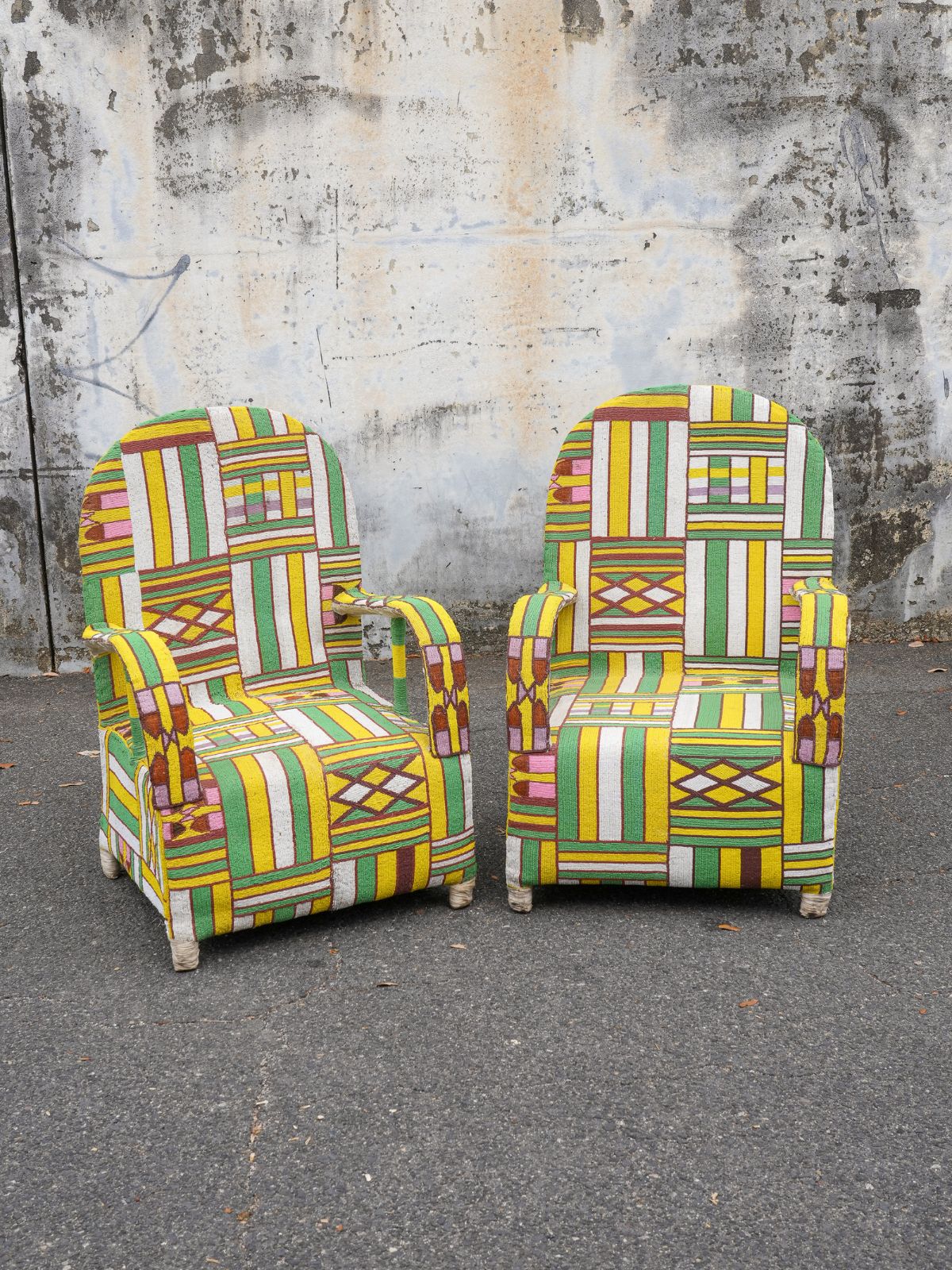 Yoruba Beaded Chair