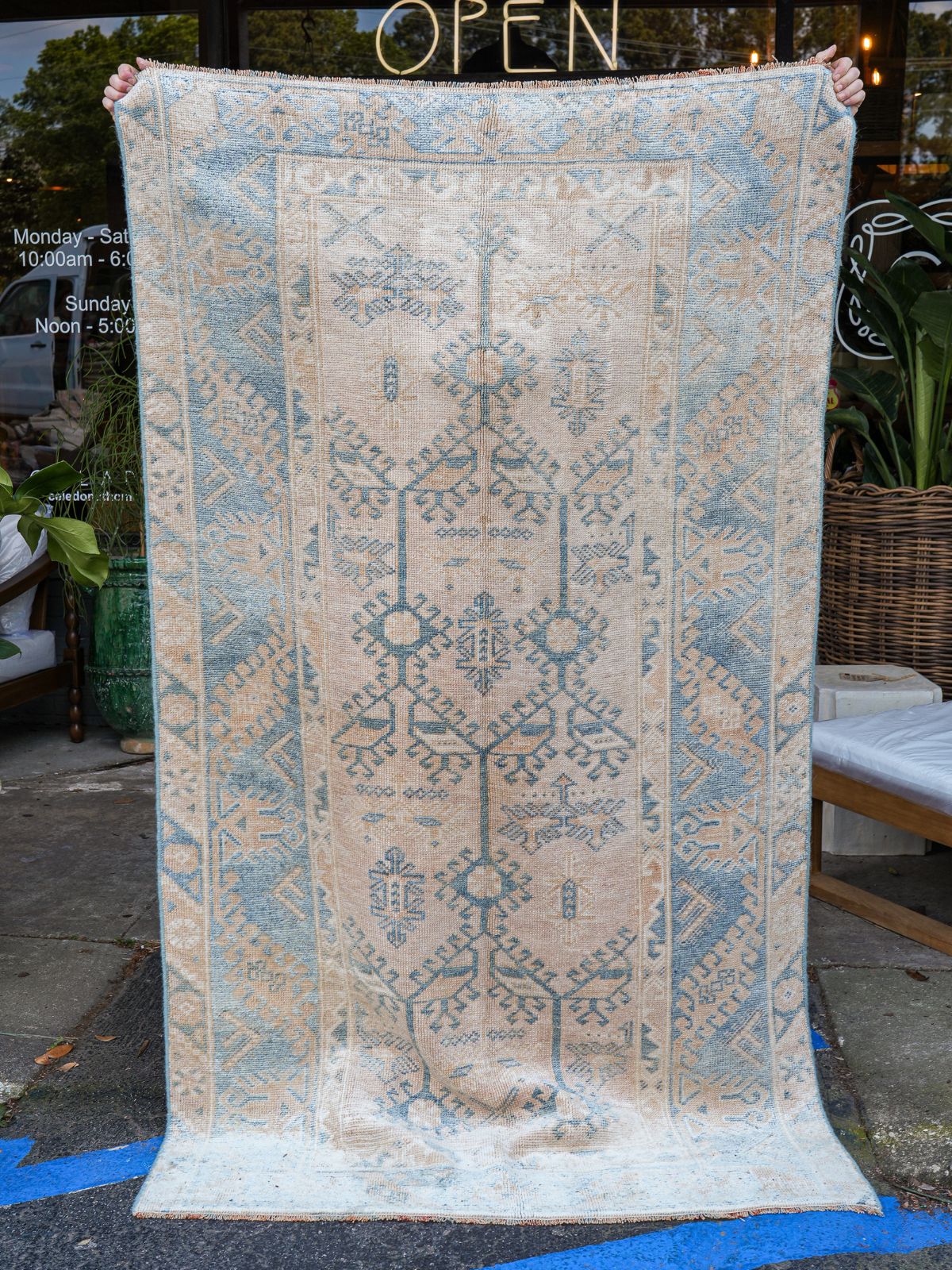 Vintage Oushak Rug
