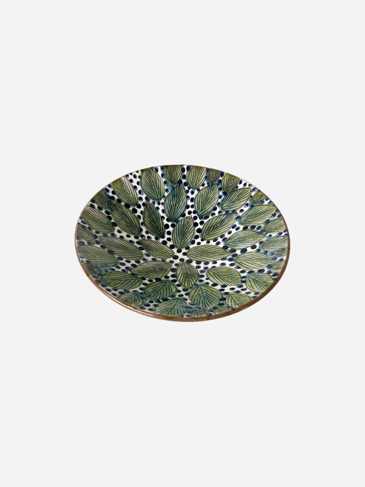 Aligned Leaves Plate