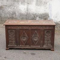 Georgian Carved Coffer Trunk