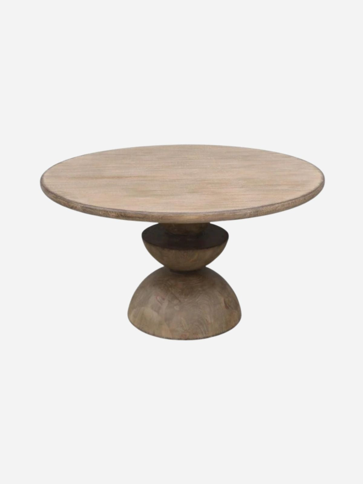 Knox Round Dining Table, Antique Natural