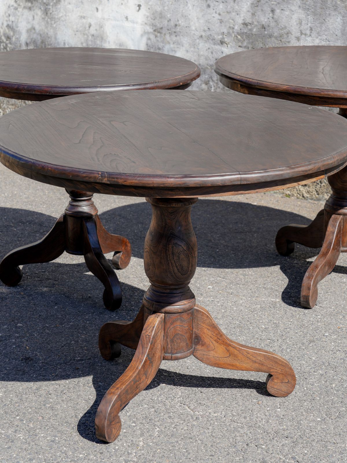 Antique Round Dining Table