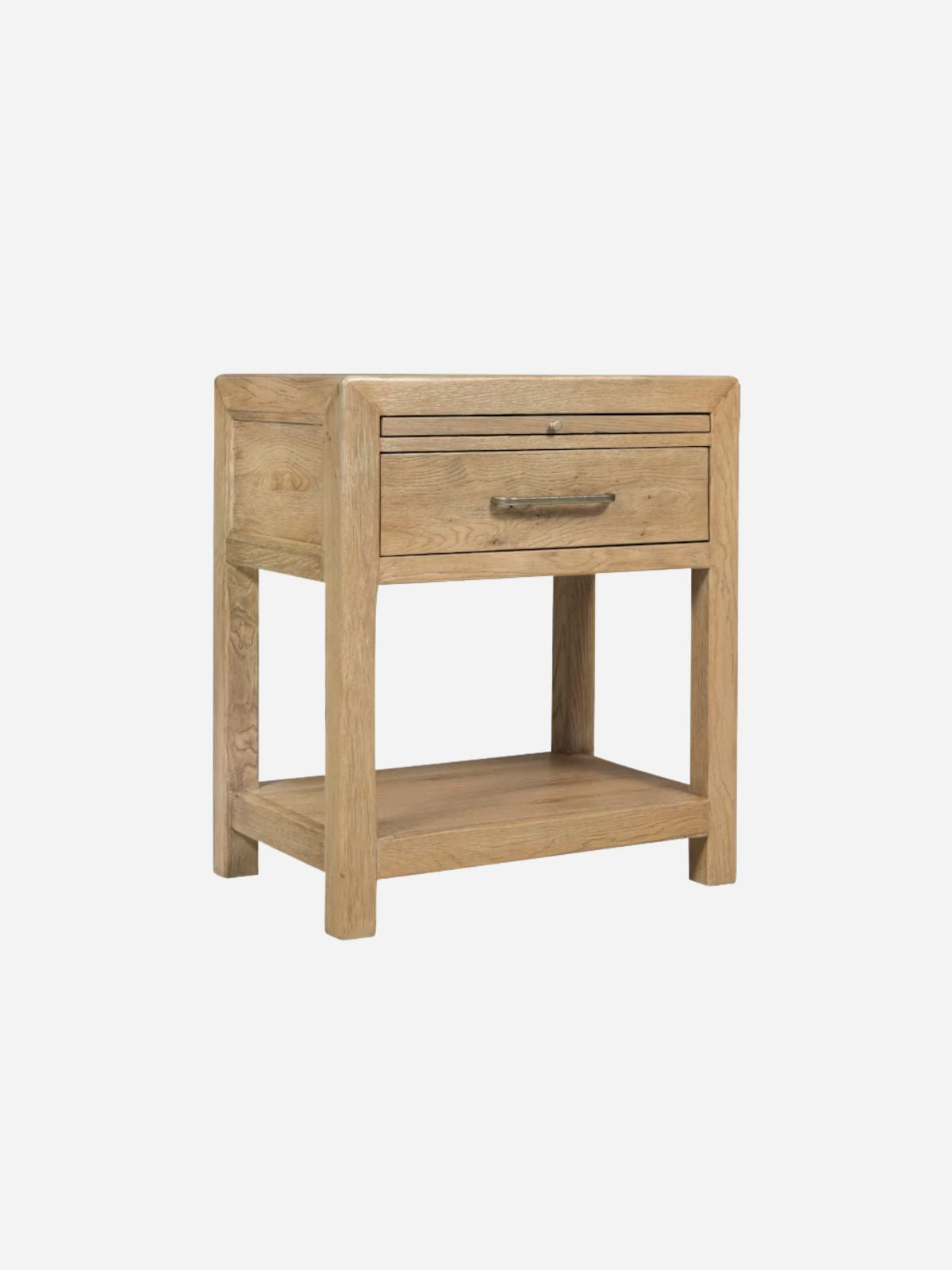 Driftwood One-Drawer Nightstand, Oak