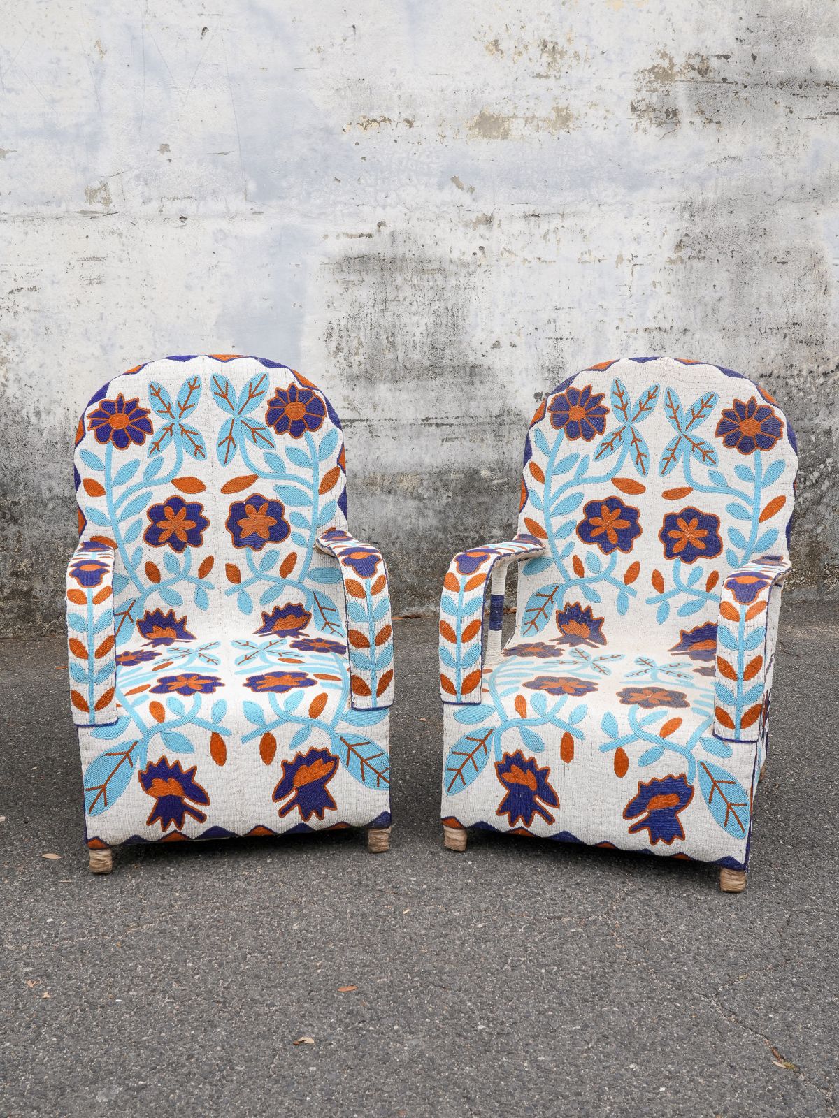 Yoruba Beaded Chair