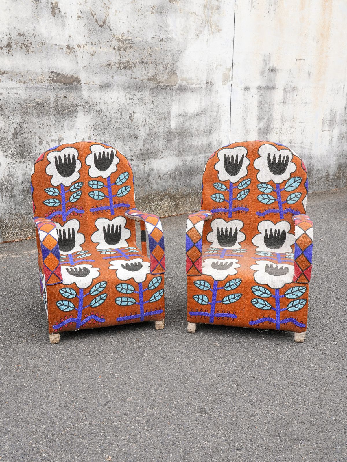 Yoruba Beaded Chair