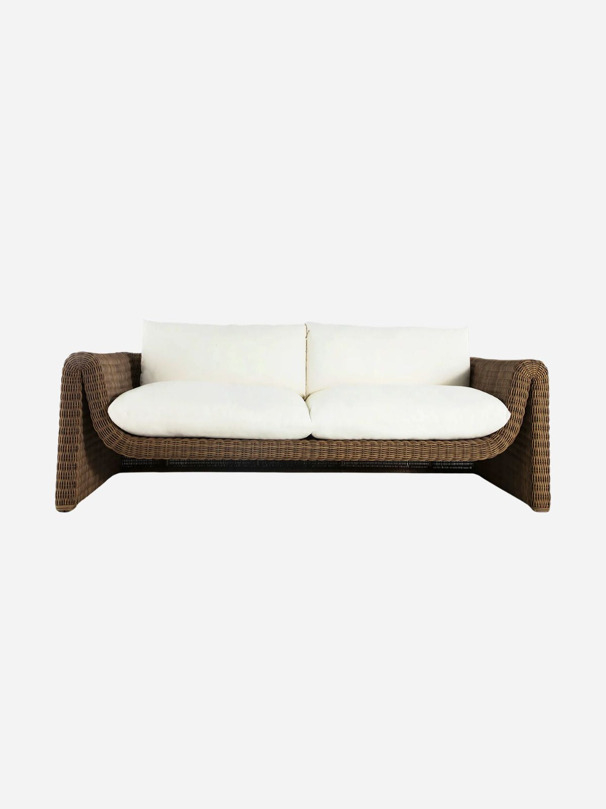 Como Resin Wicker Outdoor Sofa