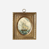 Whaling Ship Vintage Wall Art
