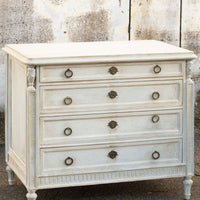 Continental Swedish Painted Chest of Drawers